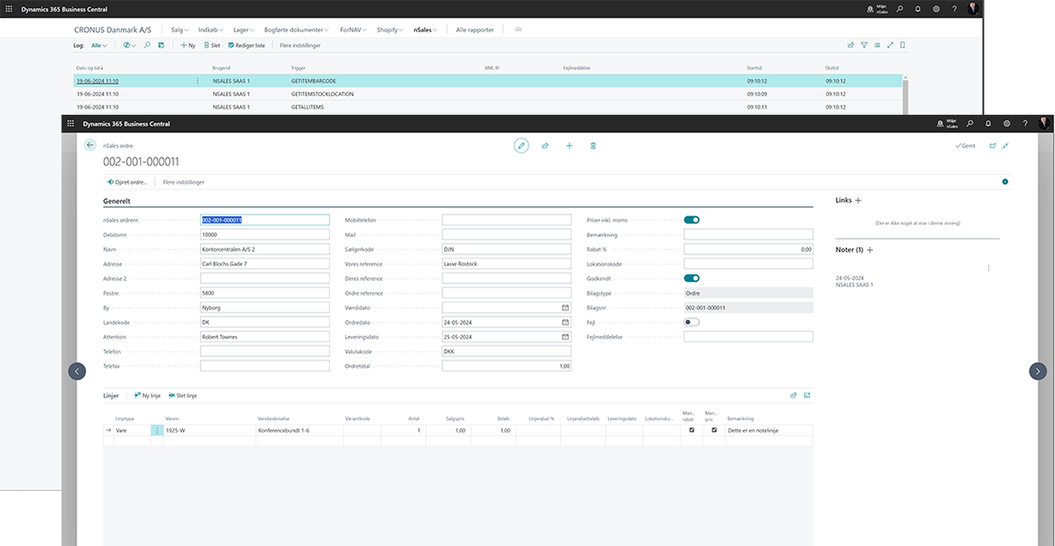 Microsoft Business Central og One Platform