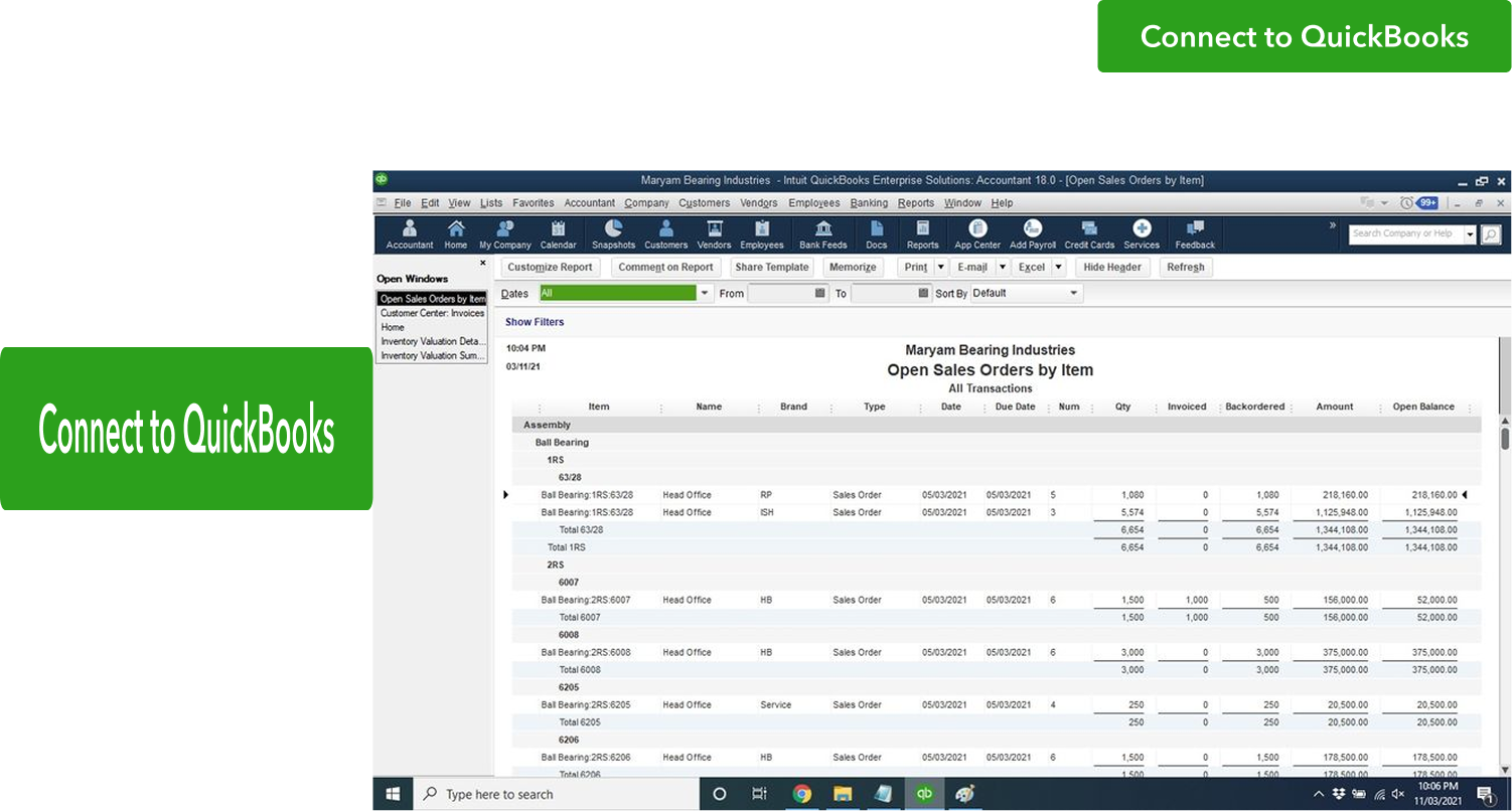 QuickBooks Online og One Platform