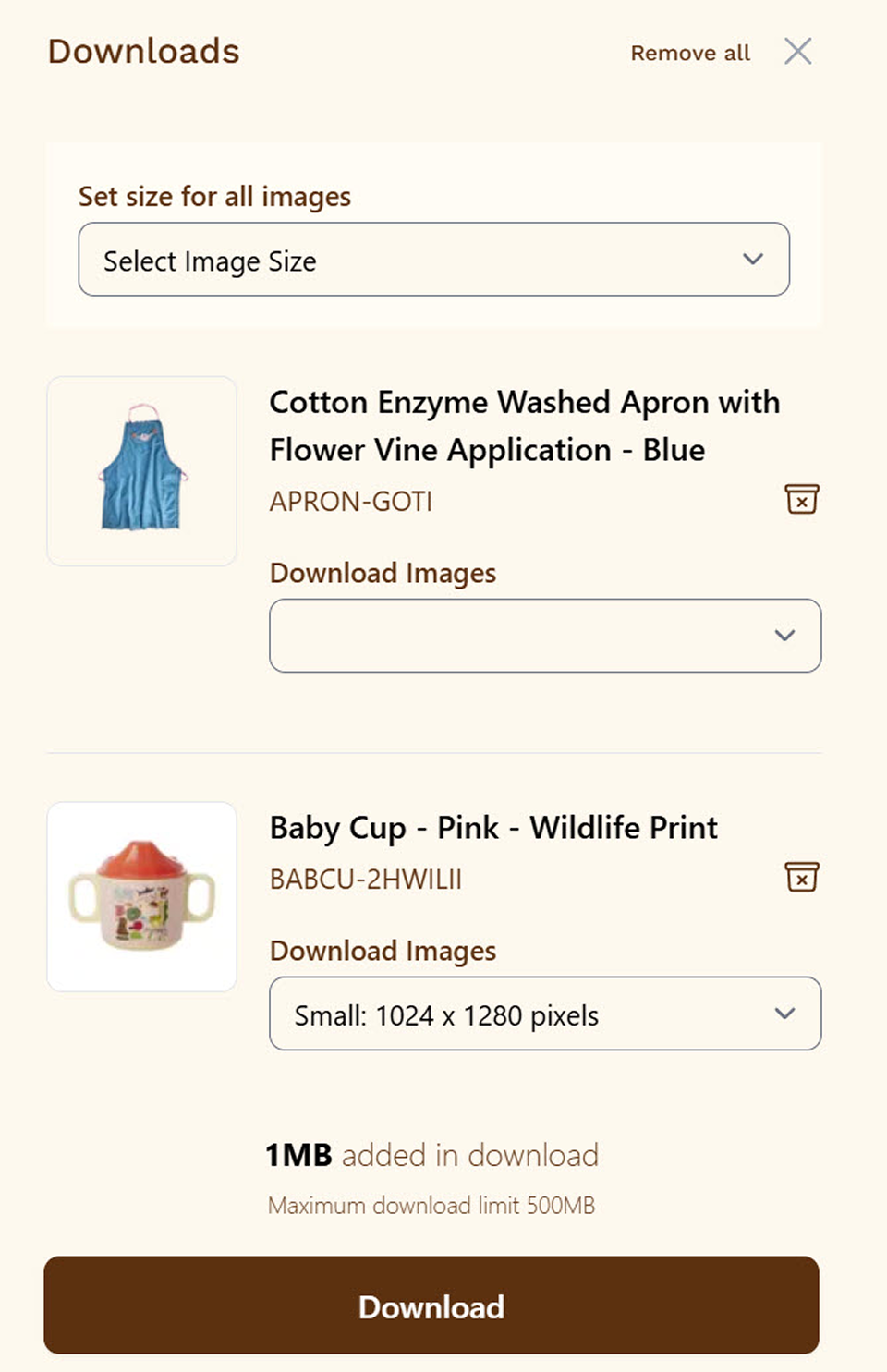 Smart image cart